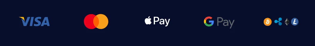 Moyens de paiement Nine Casino : Visa, Mastercard, Apple Pay, Google Pay, crypto